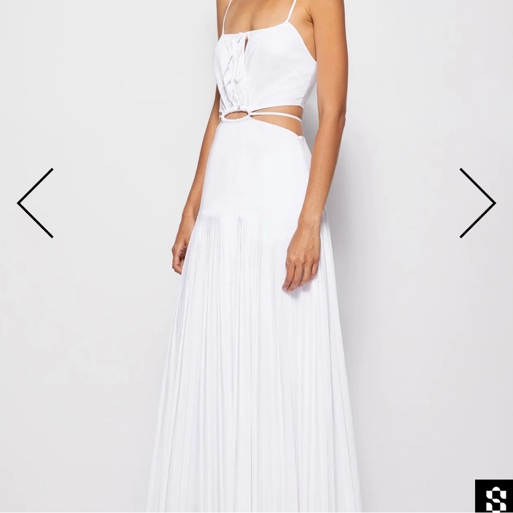 Jonathan Simkhai White Maxi Dress (new with tags)